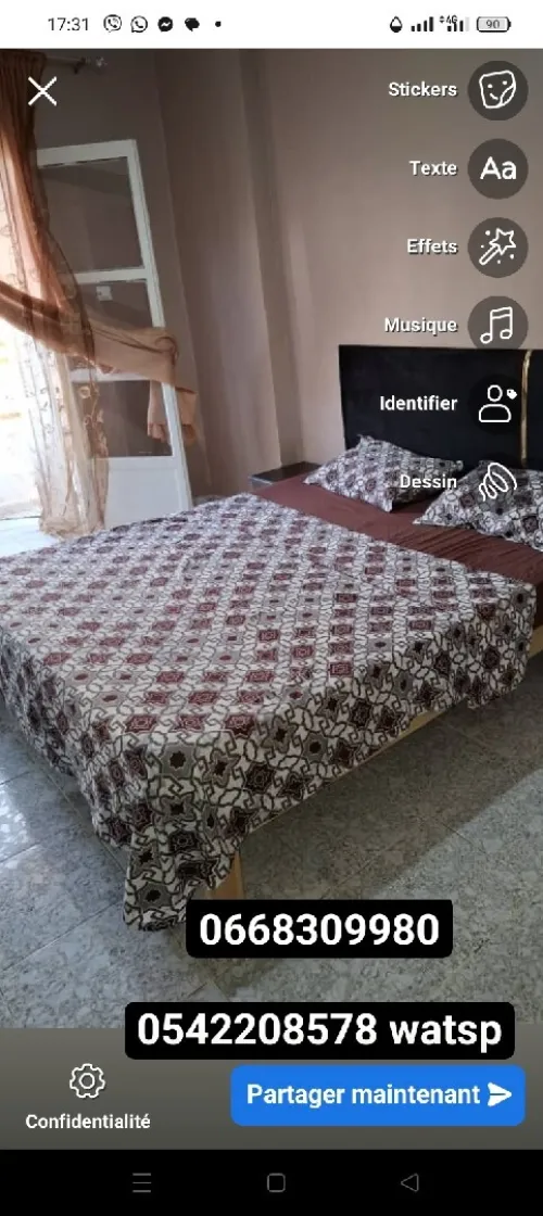 Location Appartement F3 Mostaganem Mostaganem