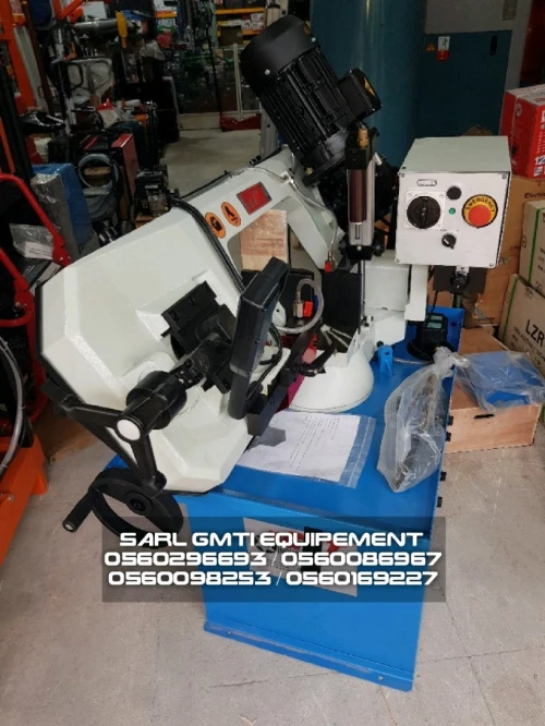 Scie a ruban,perceuse Tronçonneuse a table, palan a chaine électrique, groupe a souder, matériel pvc