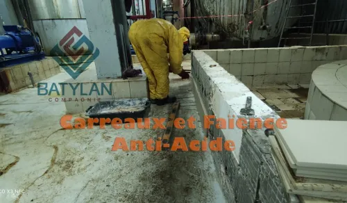 ANTI ACIDE Carrelage anti-acide industriel 
