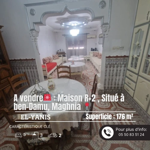 Vente Villa Tlemcen Maghnia