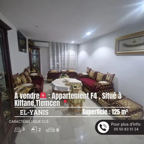 Vente Appartement F4 Tlemcen Tlemcen