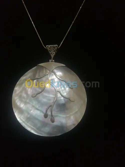 Pendentif en Argent avec Mère de la perle pour Femme 