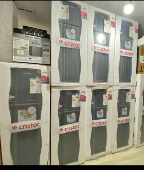 Promotion réfrigérateur Cristor 300L defrost blanc et gris 
