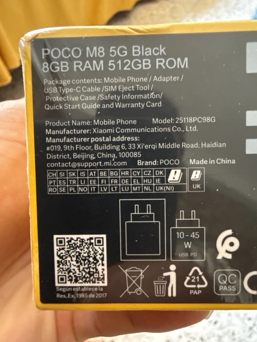 Poco M8 5G black Poco M8