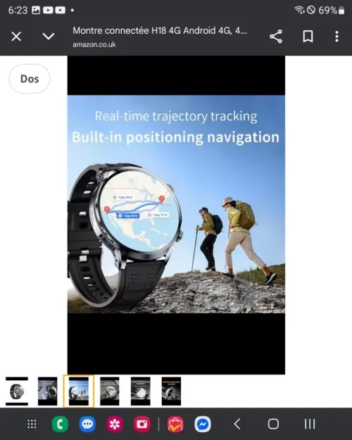 H18 smartwatch android 4G 