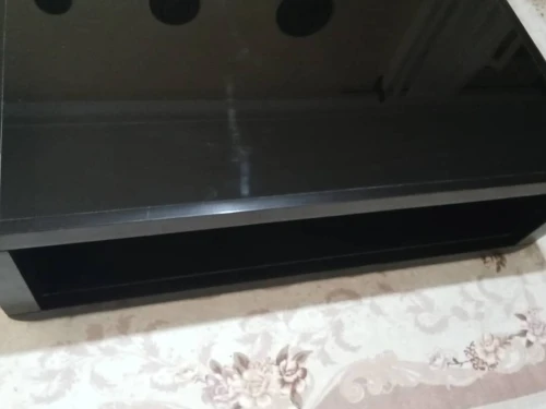 Table basse fumé noir