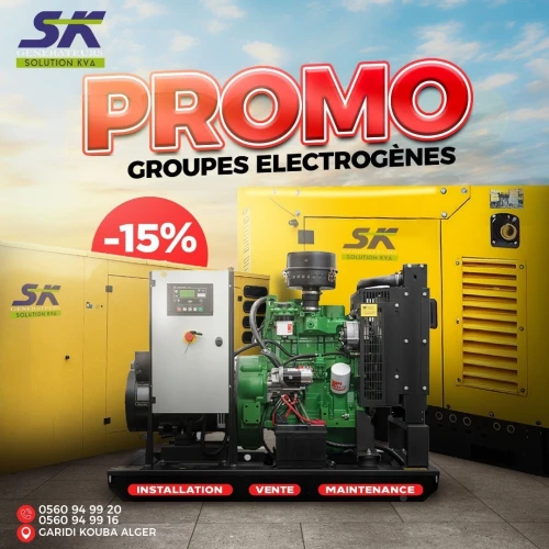 remise -20% groupes electrogenes