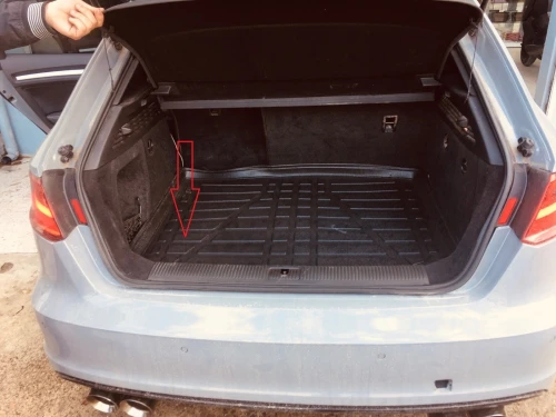 tapis de coffre 3D pour AUDI A3 8V Sportback  