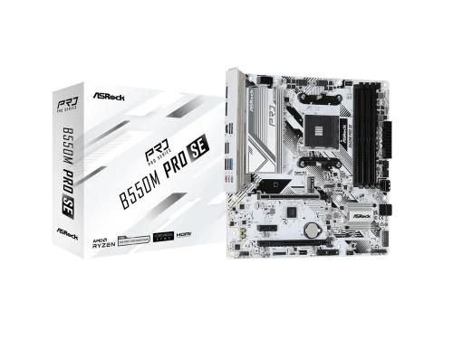 CARTE MERE ASROCK B550M PRO SE WHITE