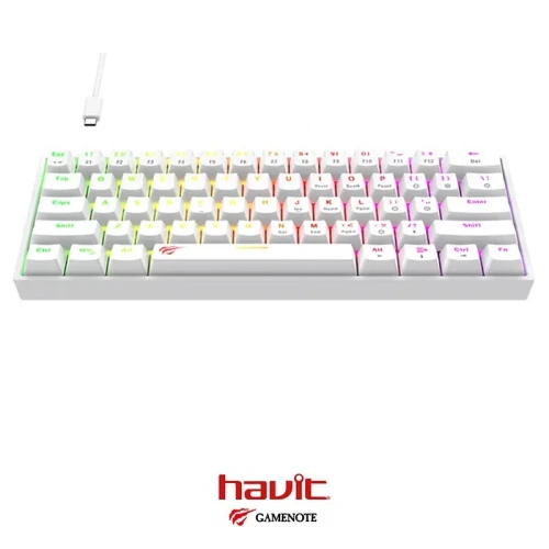 CLAVIER HAVIT GAMENOTE KB881L RGB BACKLIT