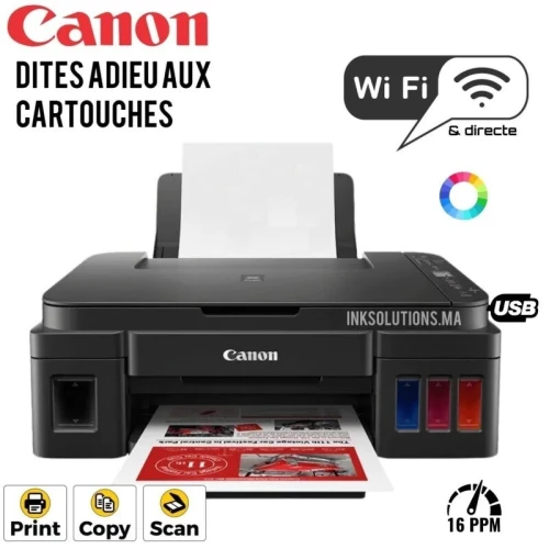 IMPRIMANTE MULTIFONCTIONS CANON PIXMA G3410 WIFI