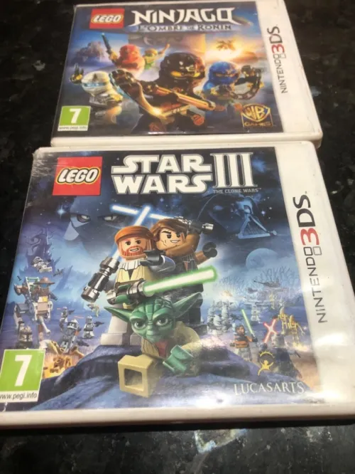 2 Cartouches NINTENDO 3DS Star Wars 3 et Ninja