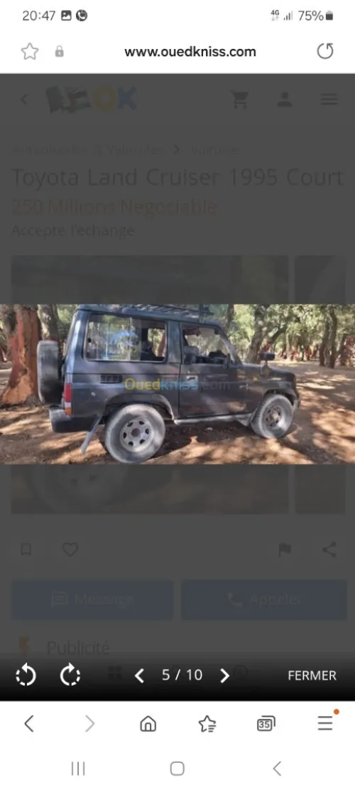Toyota Land Cruiser 1995 Court