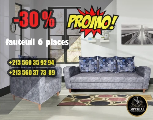 fauteuil 6 place 