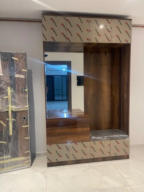 Meuble d'entrée moderne NEUF Avec assise LED et rangement Livraison & montage OFFERTS