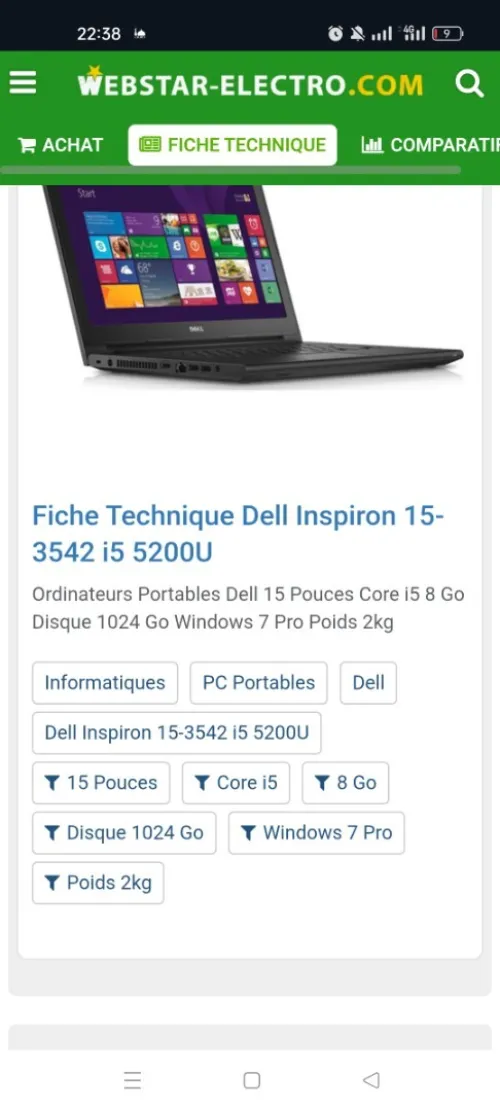 Dell i5-5200U