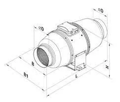 EXTRACTEUR D'AIRE (TURBINE INLINE)