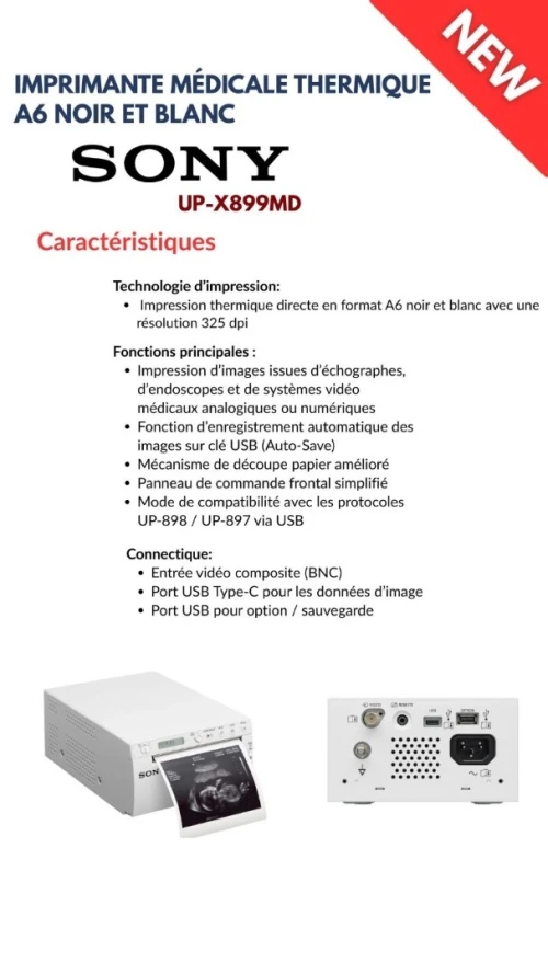 Imprimante pour echographe