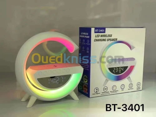 bt-3401 led wireless charging speaker