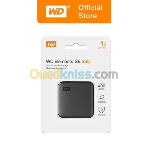 DISQUE DUR WD Elements SE SSD External 1TB - USB 3.0