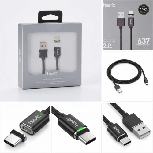 Cable Havit H637 Data 2.4A Type-C to Type-C