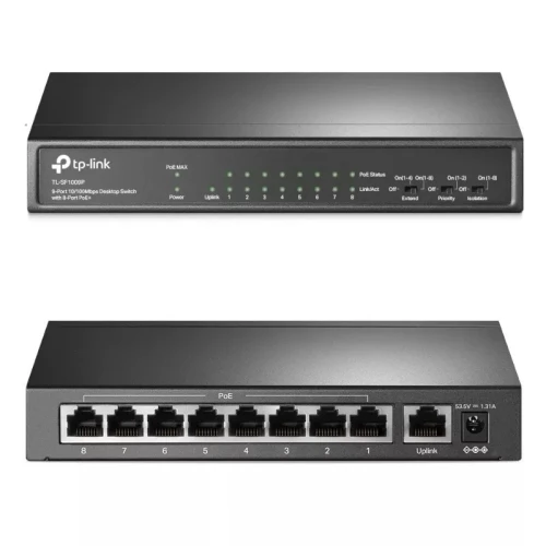 Switch PoE 9-Ports TP-Link TL-SF1009P 10/100Mbps