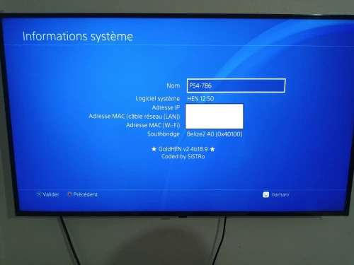 PS4 pro flashé 1TO SSD ver 12.50