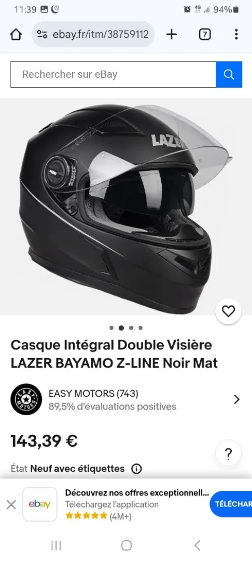 Casque lazer