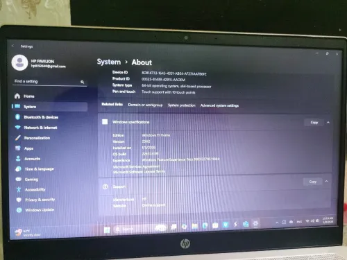 Pc hp pavillon 15