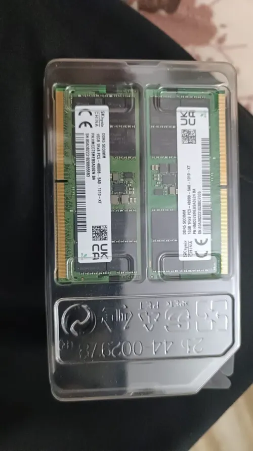 RAM DDR5 16GO X2 pour laptop fréquence 4800