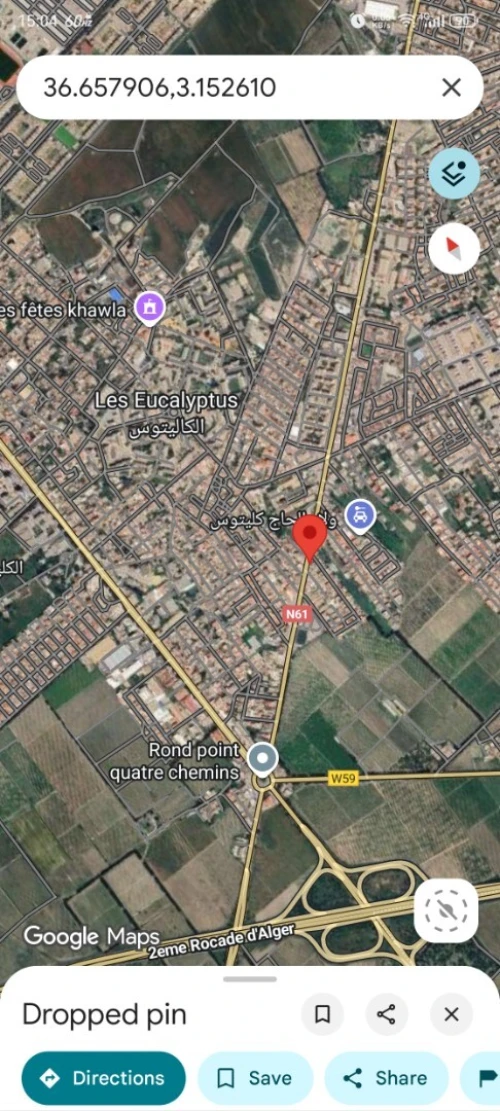 Location Appartement F2 Alger Les eucalyptus