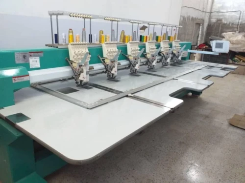 Machine à broderie SIMTEX 6 têtes tambour 80/40 année 2015