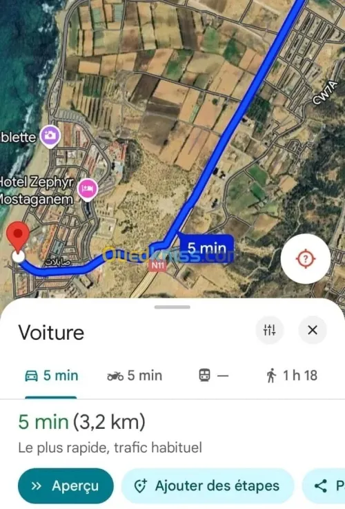 Location vacances Appartement F4 Mostaganem Mostaganem