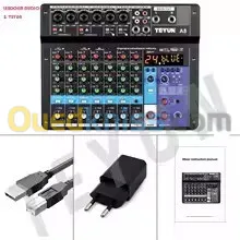 Table de mixage Mélangeur audio professionnel 8 voix