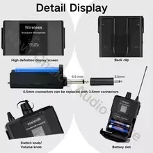 Microphone cravate UHF