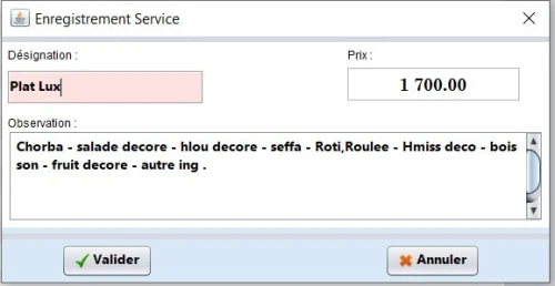 LOGICIEL DE SALLE DE FETES