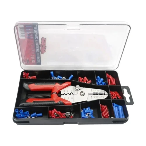 Coffret des ertissage 3en1 avec cosses 22 10 AWG  170 pièces pour électricien