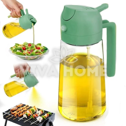 Pulvérisateur d'Huile 2-en-1 Cuisson Saine et Précise