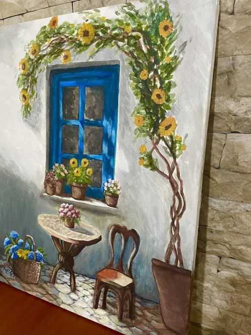 Tableau artistique dessiné à main 