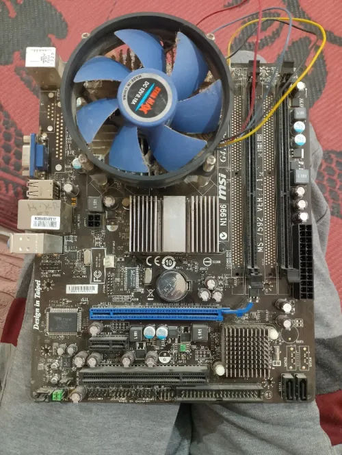 لوحة ام G41 msi + معالج Pantium 4 