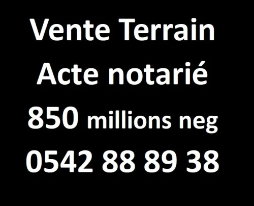 Vente Terrain Boumerdès Khemis el khechna