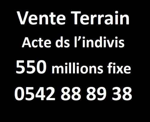 Vente Terrain Boumerdès Ouled moussa