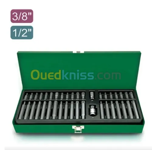 Caisse à embouts 3/8" & 1/2" GAAD4002 TOPTUL