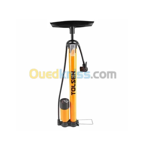 Pompe à main pour vélo avec manomètre 65505 TOLSEN
