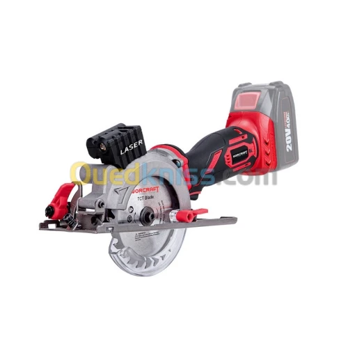 Mini-scie circulaire sans fil solo (ni chargeur ni batterie) 20V115 mm CMCS-S20LiB WORCRAFT