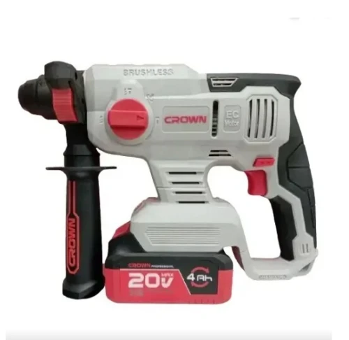 Marteau piqueur perforateur BRUSHLESS SDS sans fil 20v avec 2 batteries et chargeur 1,7j CT28010HS-4