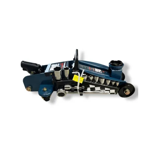 Cric hydraulique à chariot 2T 135-335mm avec jeu de Douilles YAS0870 HONESTPRO