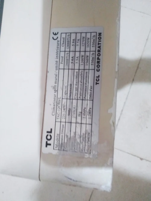 Climatiseur Tcl 12000 bte