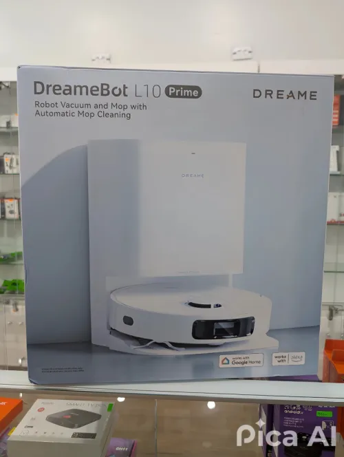 DREAME L10 Prime Robot Aspirateur Laveur,Navigation LDS, Cartographie 3D,4000Pa d'Aspiration , Tapis