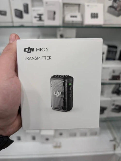 Émetteur DJI Mic 2 (Shadow Black), Microphone sans Fil avec Réduction Intelligente du Bruit, Enregistrement Interne de 14 Heures, Batterie de 6 Heures, Fixation Magnétique, Microphone Bluetooth